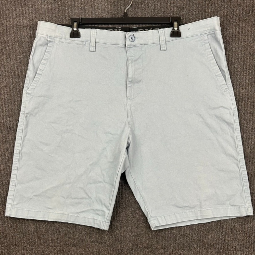 Rugby University Men's 38W Chino Shorts Light Blue Preppy Beach Travel Casual